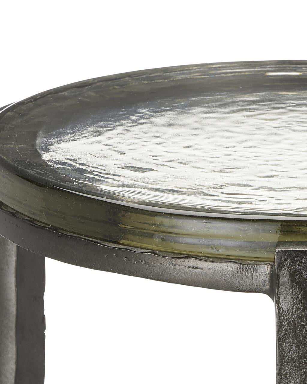 Currey and Company Acea Graphite Drinks Table