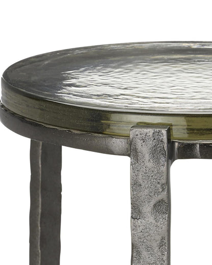 Currey and Company Acea Graphite Drinks Table