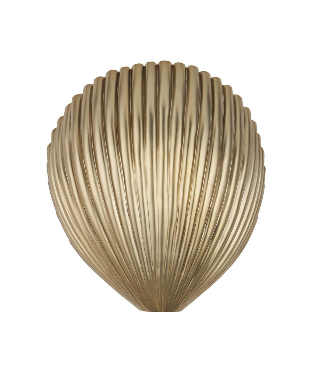 Currey and Company Alexine Wall Sconce Antique Brass