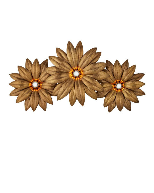 Currey and Company Alithea Large Wall Sconce Antique Brass