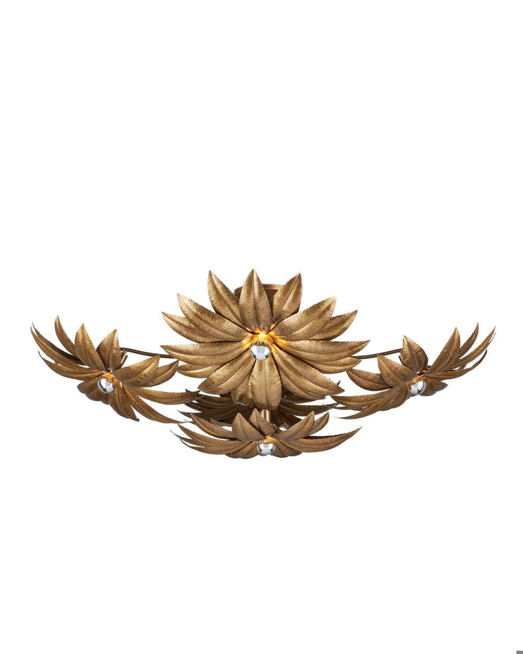 Currey and Company Alithea Medium Semi-Flush Mount