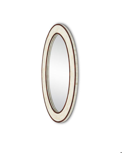 Currey and Company Andar Oval Mirror