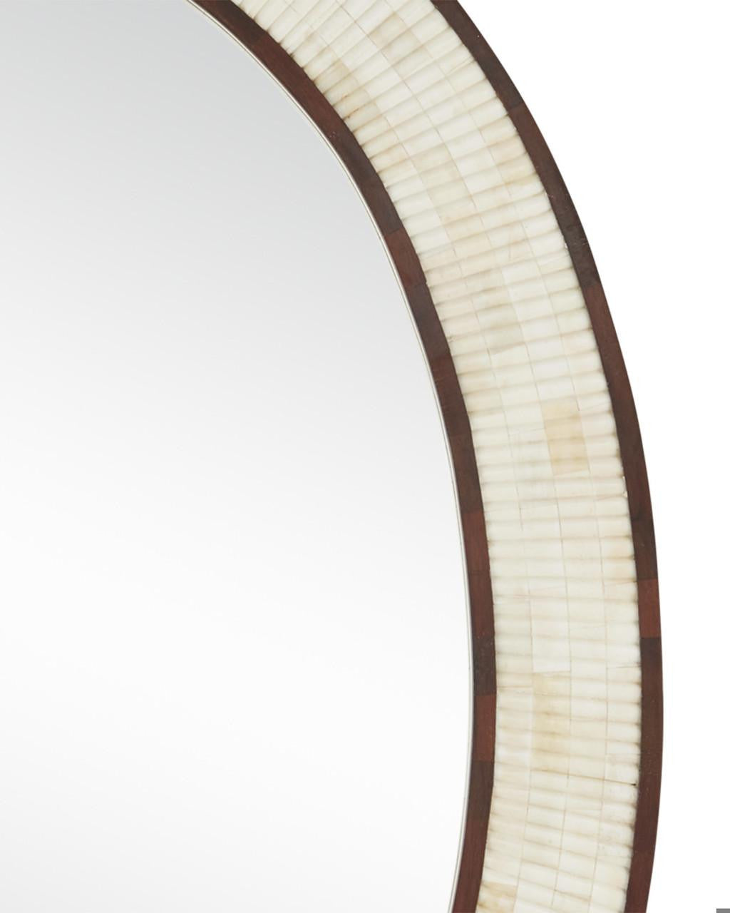 Currey and Company Andar Oval Mirror