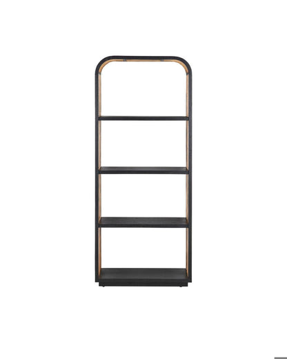 Currey and Company Anisa Black Etagere