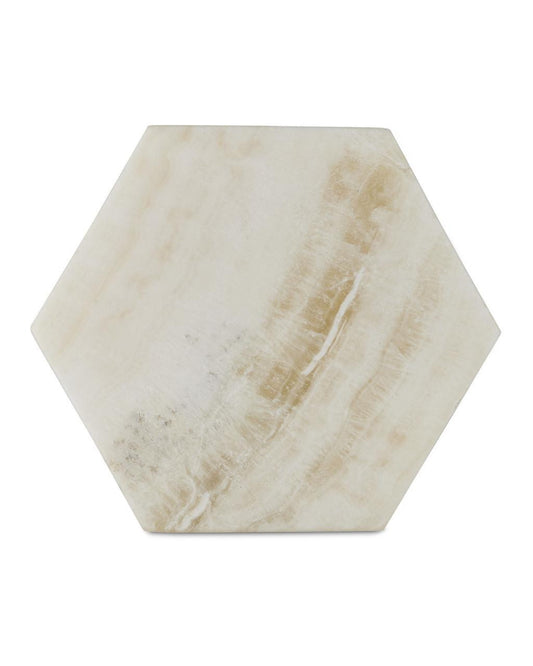 Currey and Company Arco Onyx Hexagon Box