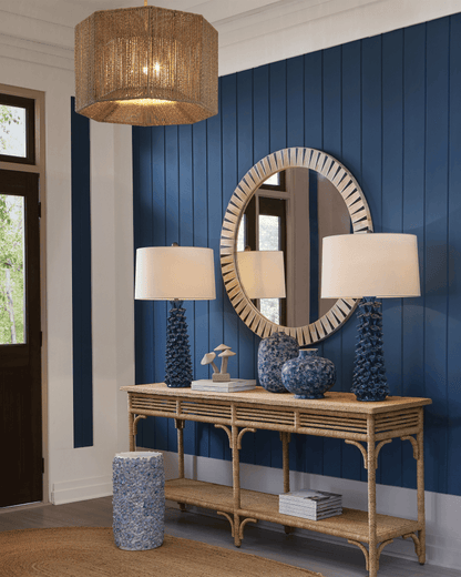 Currey and Company Arvi Round Mirror
