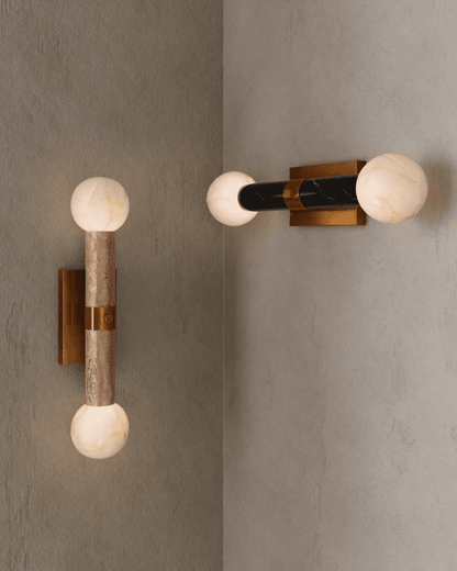 Currey and Company Beatrix Beige Bath Wall Sconce