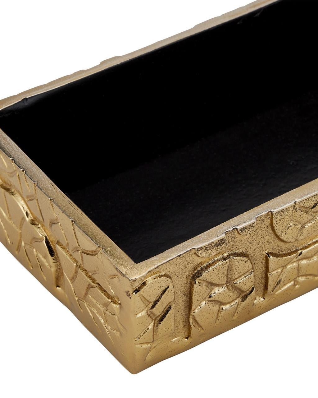 Currey and Company Beau Monde Gold & Green Box