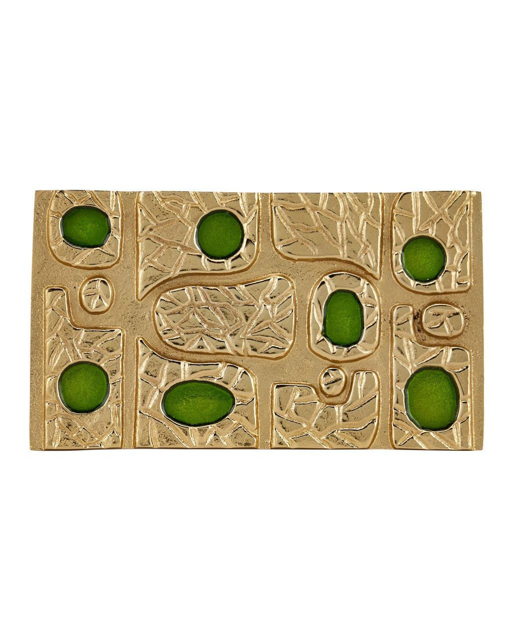 Currey and Company Beau Monde Gold & Green Box