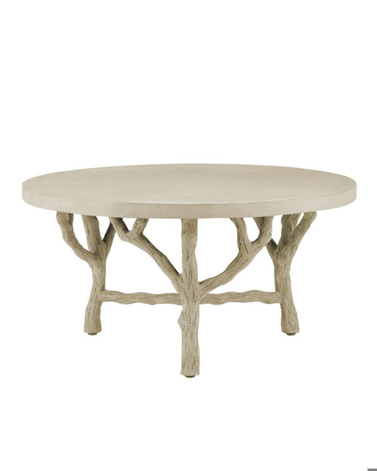 Currey and Company Beaujon Cocktail Table Portland, Faux Bois