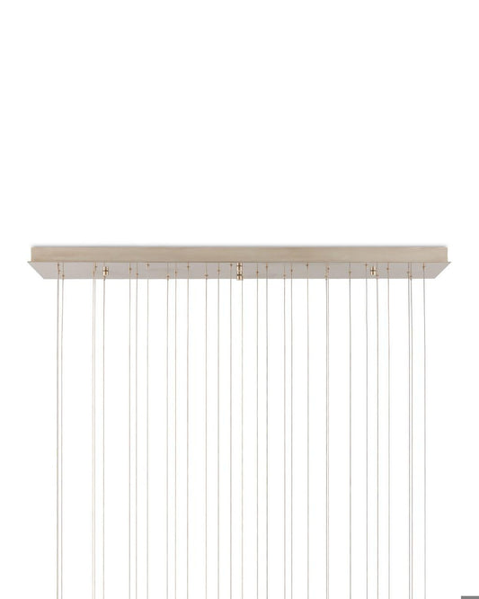 Currey and Company Beehive 30-Light Linear Multi-Drop Pendant