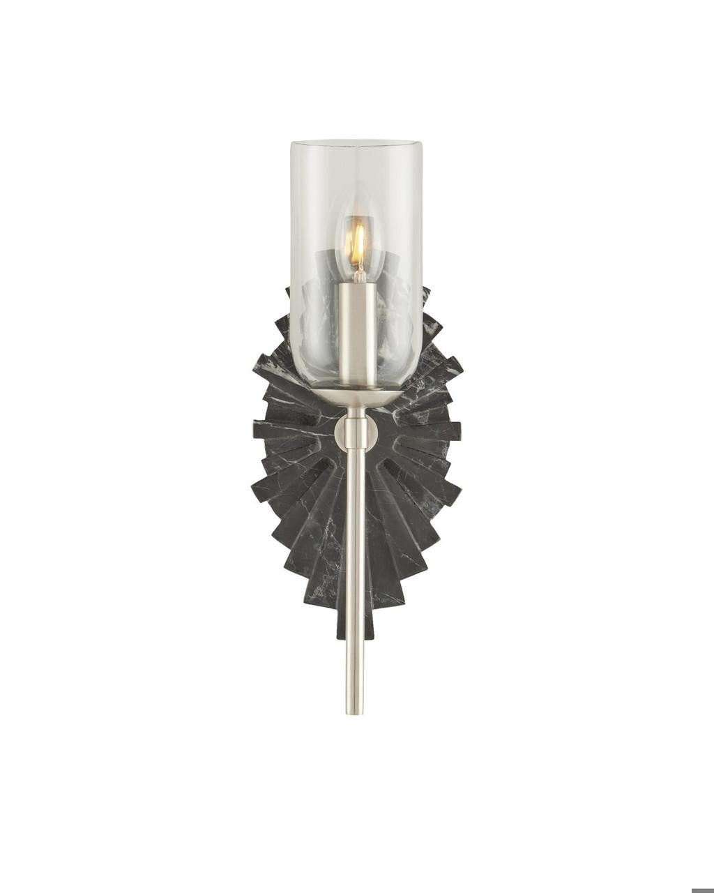 Currey and Company Benthos Black Wall Sconce