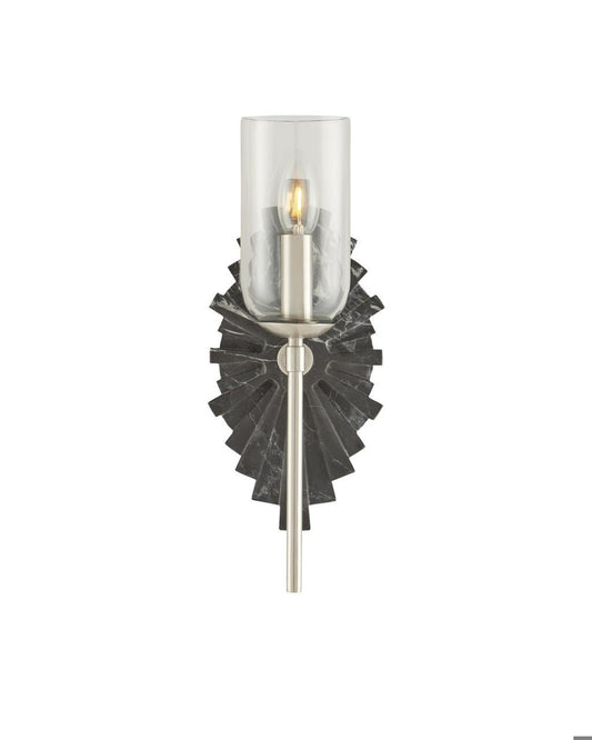 Currey and Company Benthos Black Wall Sconce