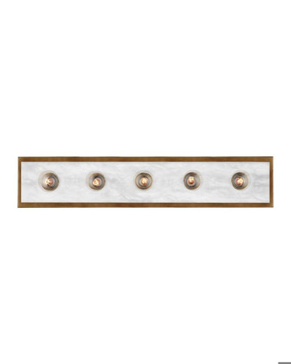 Currey and Company Berdine Large Brass Wall Sconce
