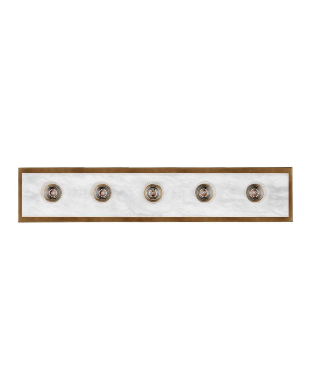 Currey and Company Berdine Large Brass Wall Sconce