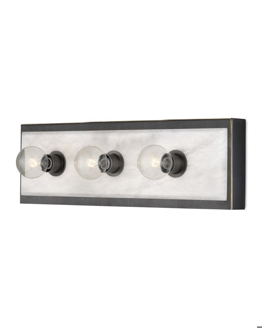 Currey and Company Berdine Medium Bronze Wall Sconce Natural, Oil Rubbed Bronze
