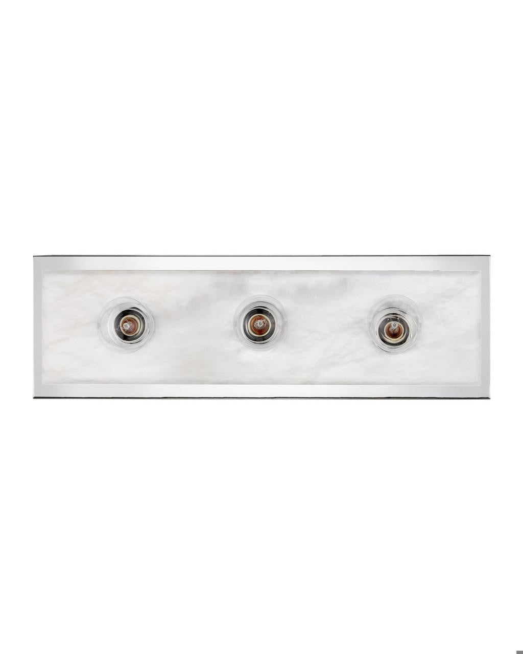 Currey and Company Berdine Medium Nickel Bath Wall Sconce