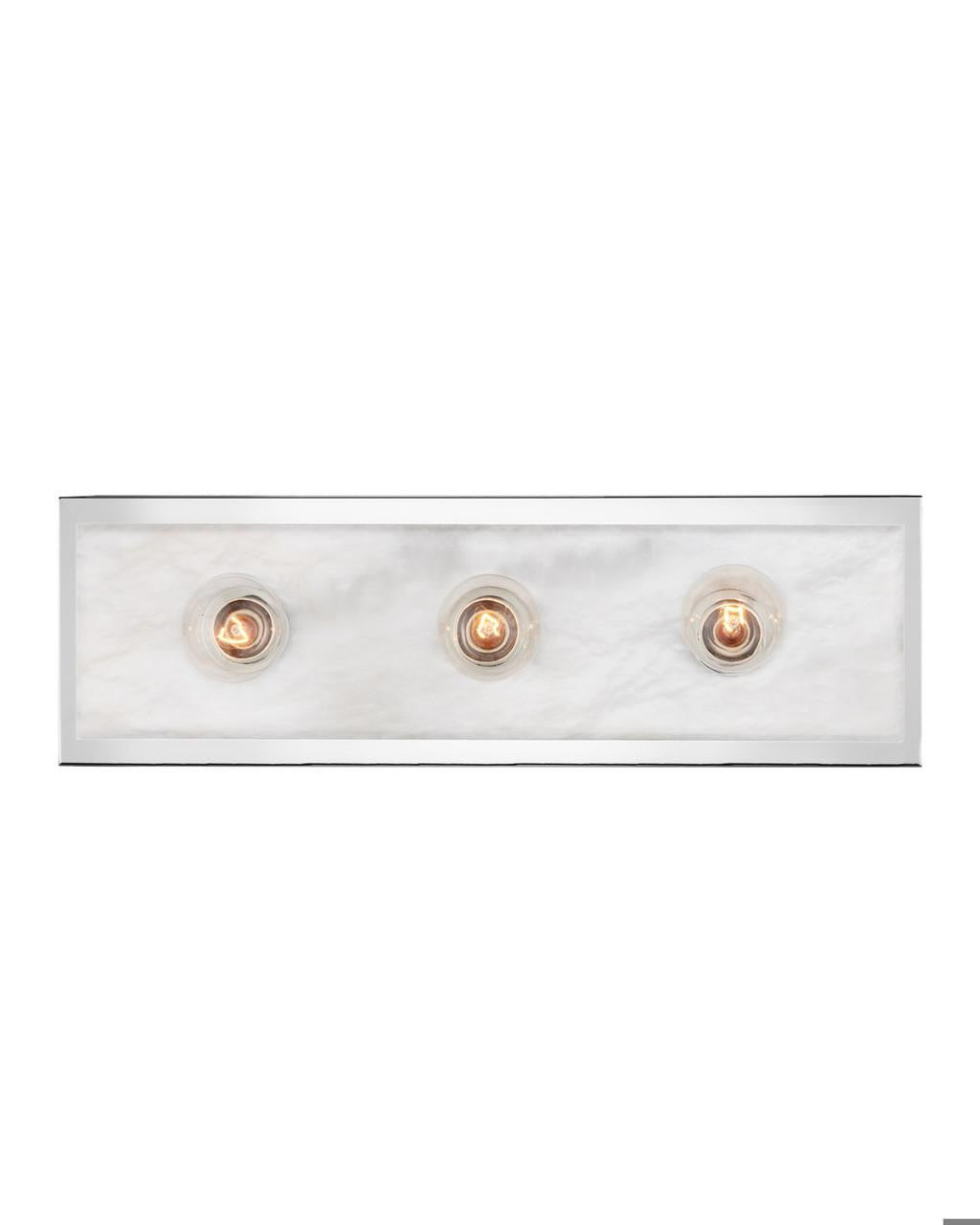 Currey and Company Berdine Medium Nickel Bath Wall Sconce