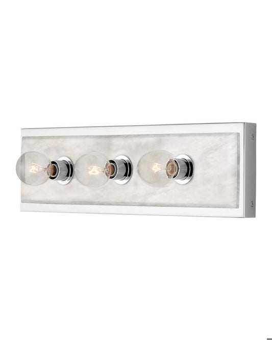 Currey and Company Berdine Medium Nickel Bath Wall Sconce Natural, Polished Nickel