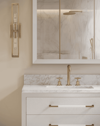 Currey and Company Bergen Brass Wall Sconce