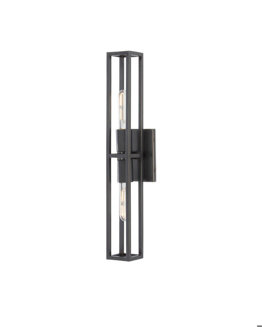Currey and Company Bergen Bronze Wall Sconce Oil Rubbed Bronze