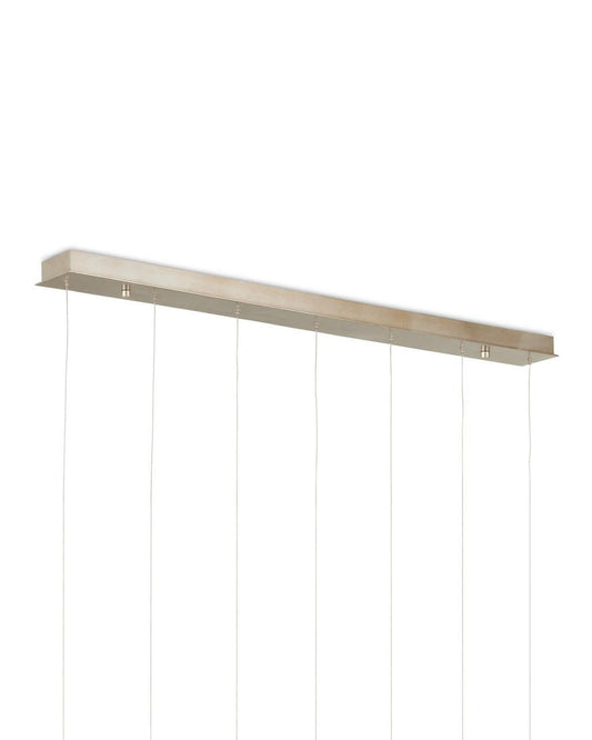 Currey and Company Birds Nest 7-Light Linear Multi-Drop Pendant