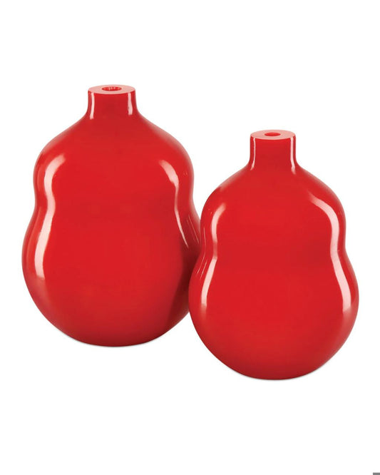 Currey and Company Bittersweet Peking Small Double Gourd Vase