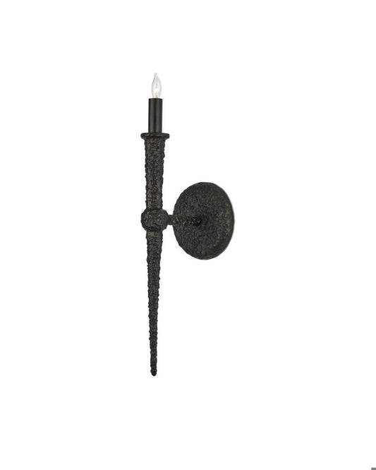 Currey and Company Blackthorn Wall Sconce Aged Bronze