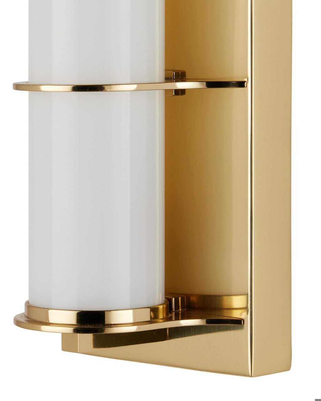 Currey and Company Blaine Brass Bath Wall Sconce