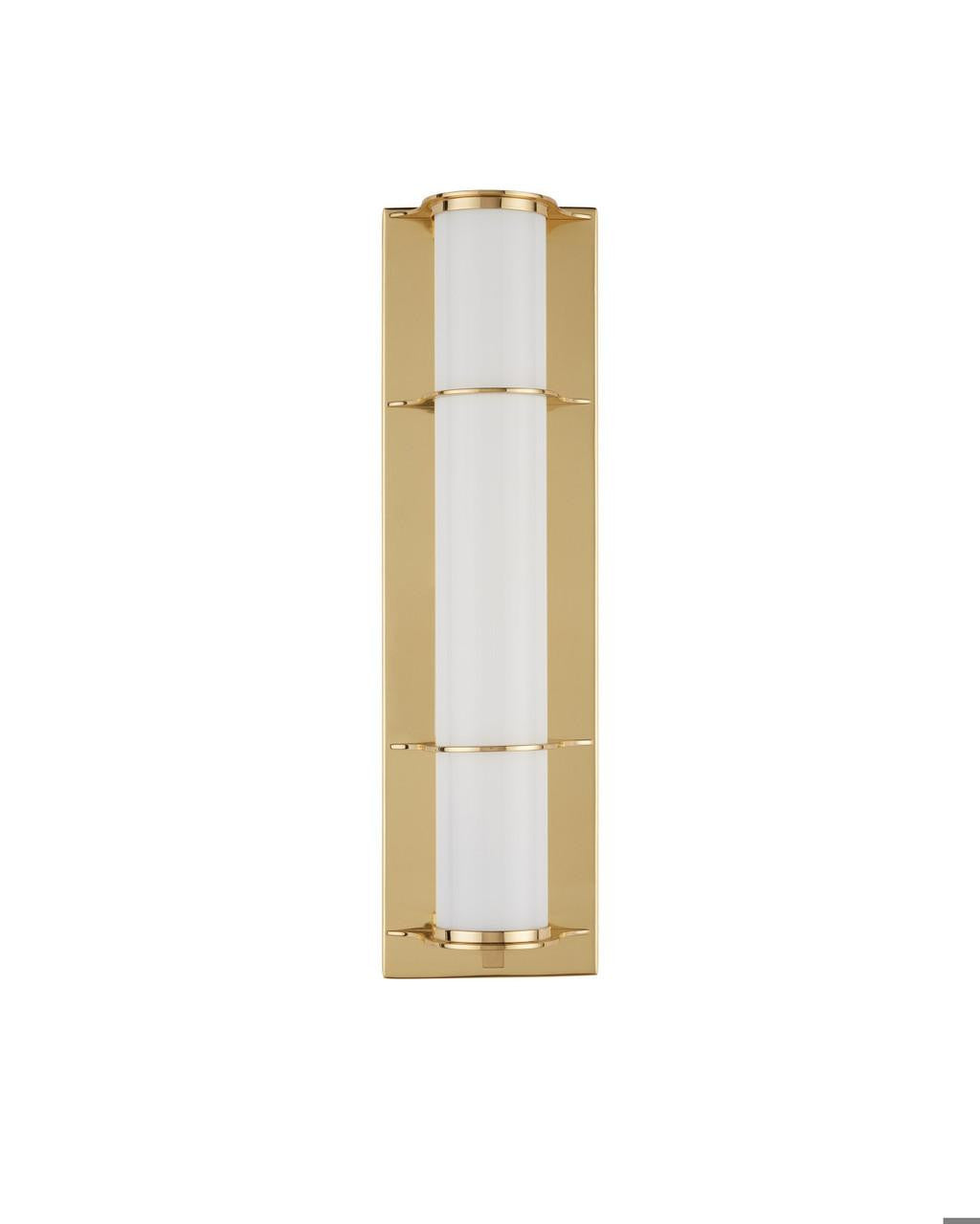 Currey and Company Blaine Brass Bath Wall Sconce