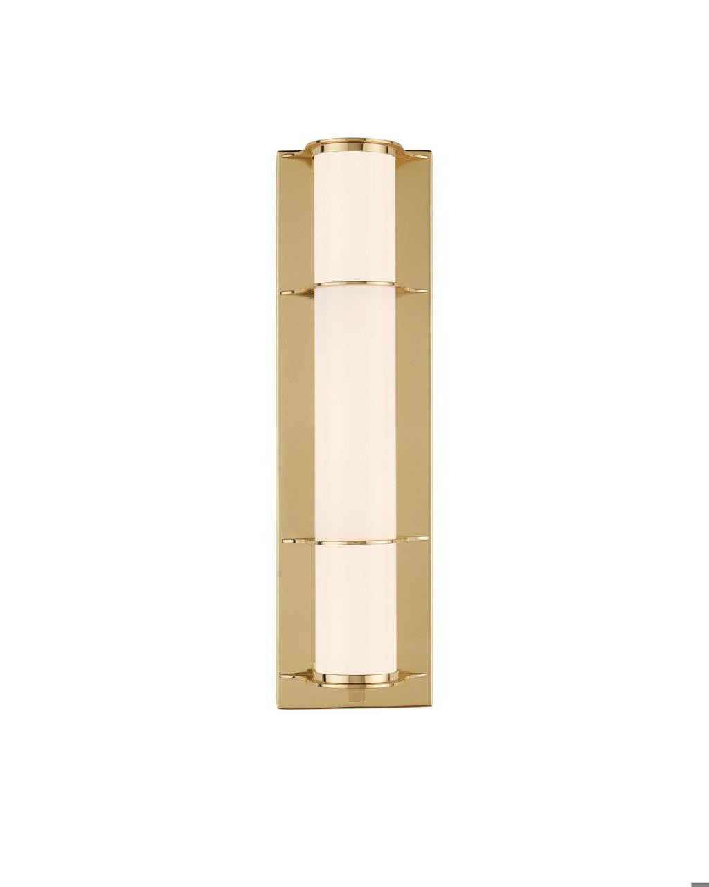 Currey and Company Blaine Brass Bath Wall Sconce