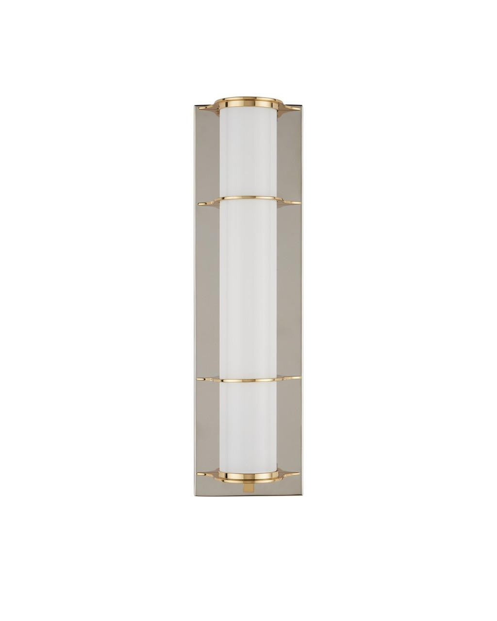Currey and Company Blaine Nickel Bath Wall Sconce