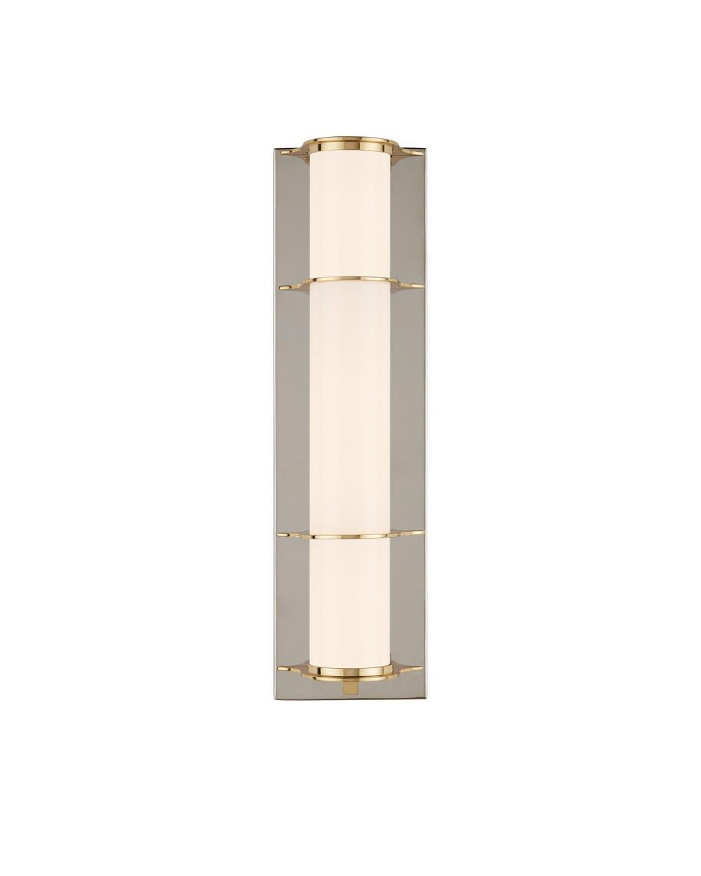 Currey and Company Blaine Nickel Bath Wall Sconce