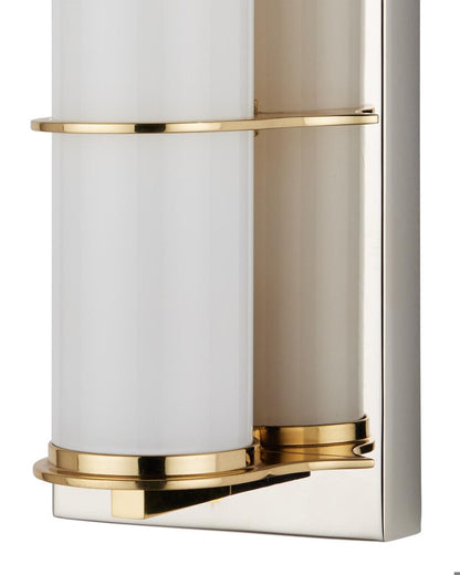 Currey and Company Blaine Nickel Bath Wall Sconce