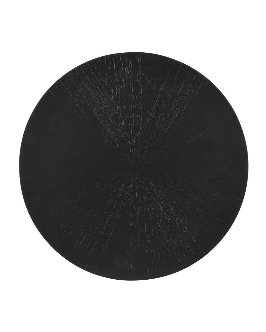 Currey and Company Blake Black Accent Table