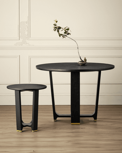 Currey and Company Blake Black Dining Table