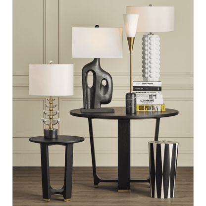 Currey and Company Blake Black Dining Table
