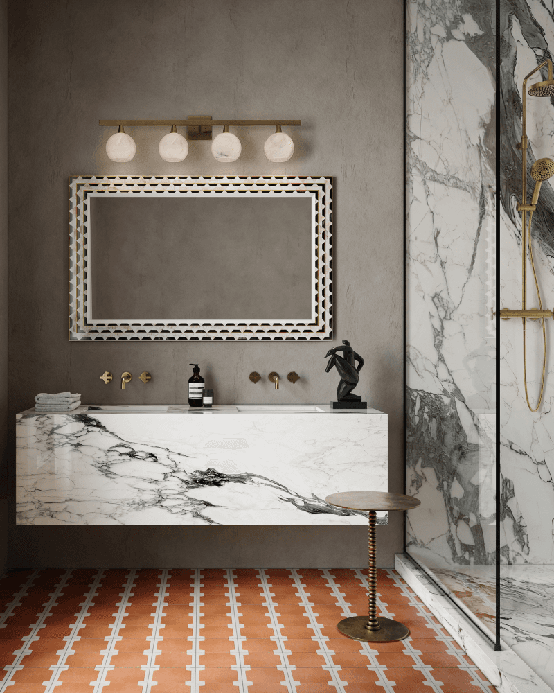 Currey and Company Bombelles Brass Bath Vanity Light