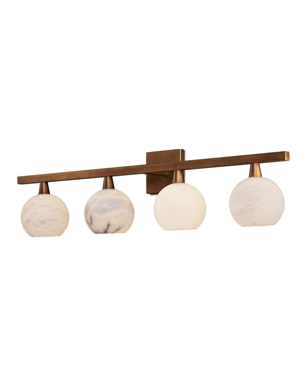 Currey and Company Bombelles Brass Bath Vanity Light