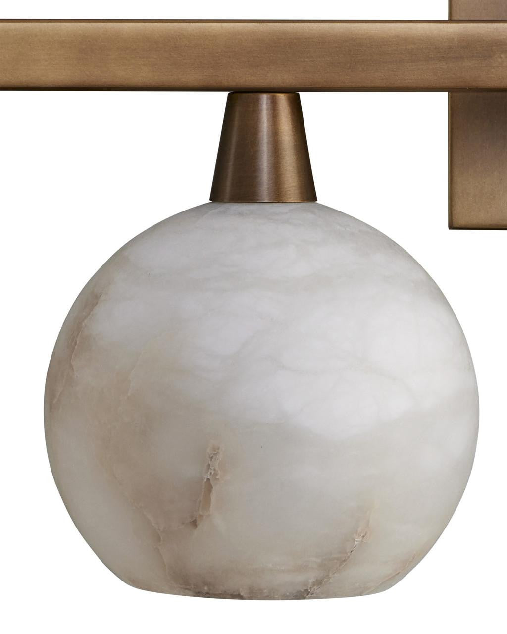 Currey and Company Bombelles Brass Bath Vanity Light