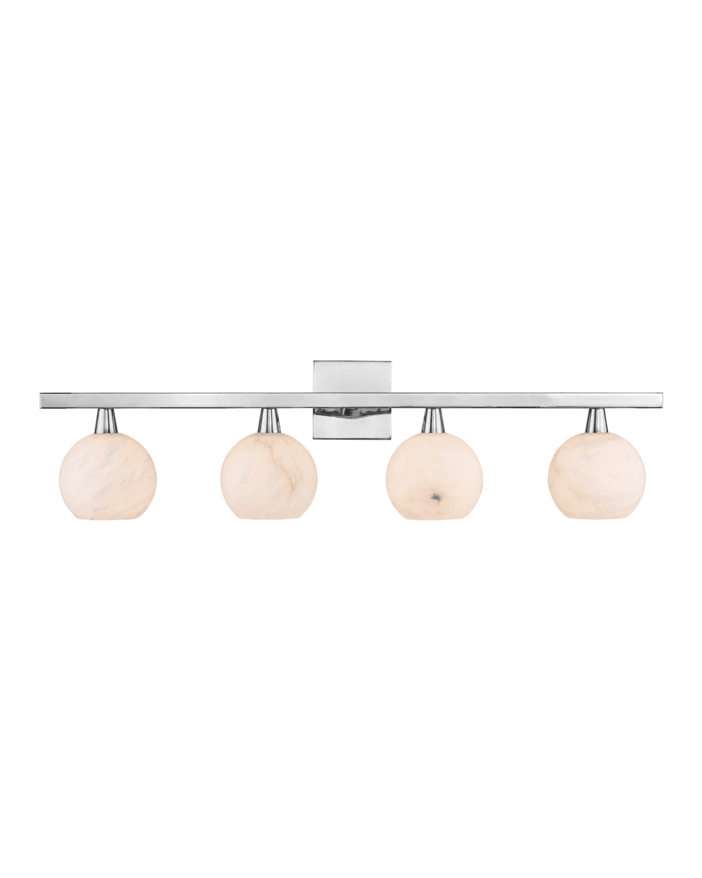 Currey and Company Bombelles Nickel Bath Vanity Light Polished Nickel, Natural