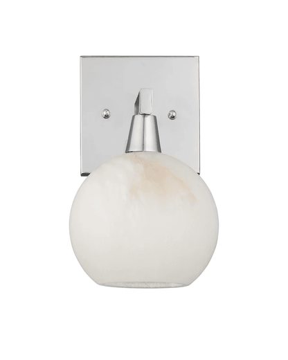 Currey and Company Bombelles Nickel Bath Wall Sconce