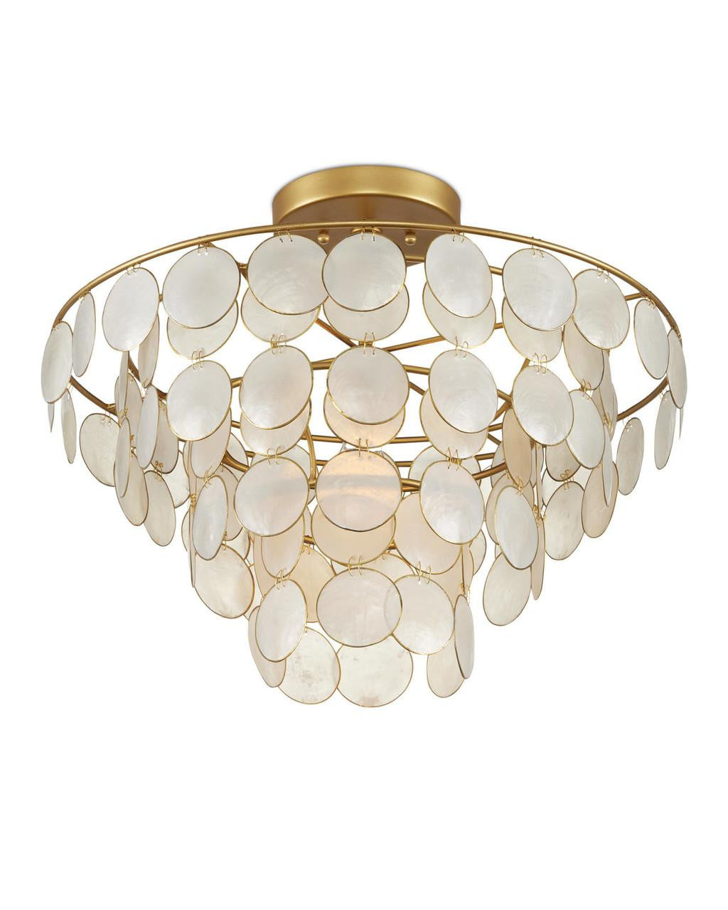 Currey and Company Bon Vivant Small Semi-Flush Mount