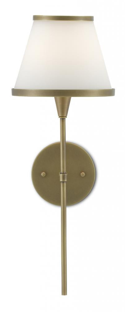 Currey and Company Brimsley Brass Wall Sconce