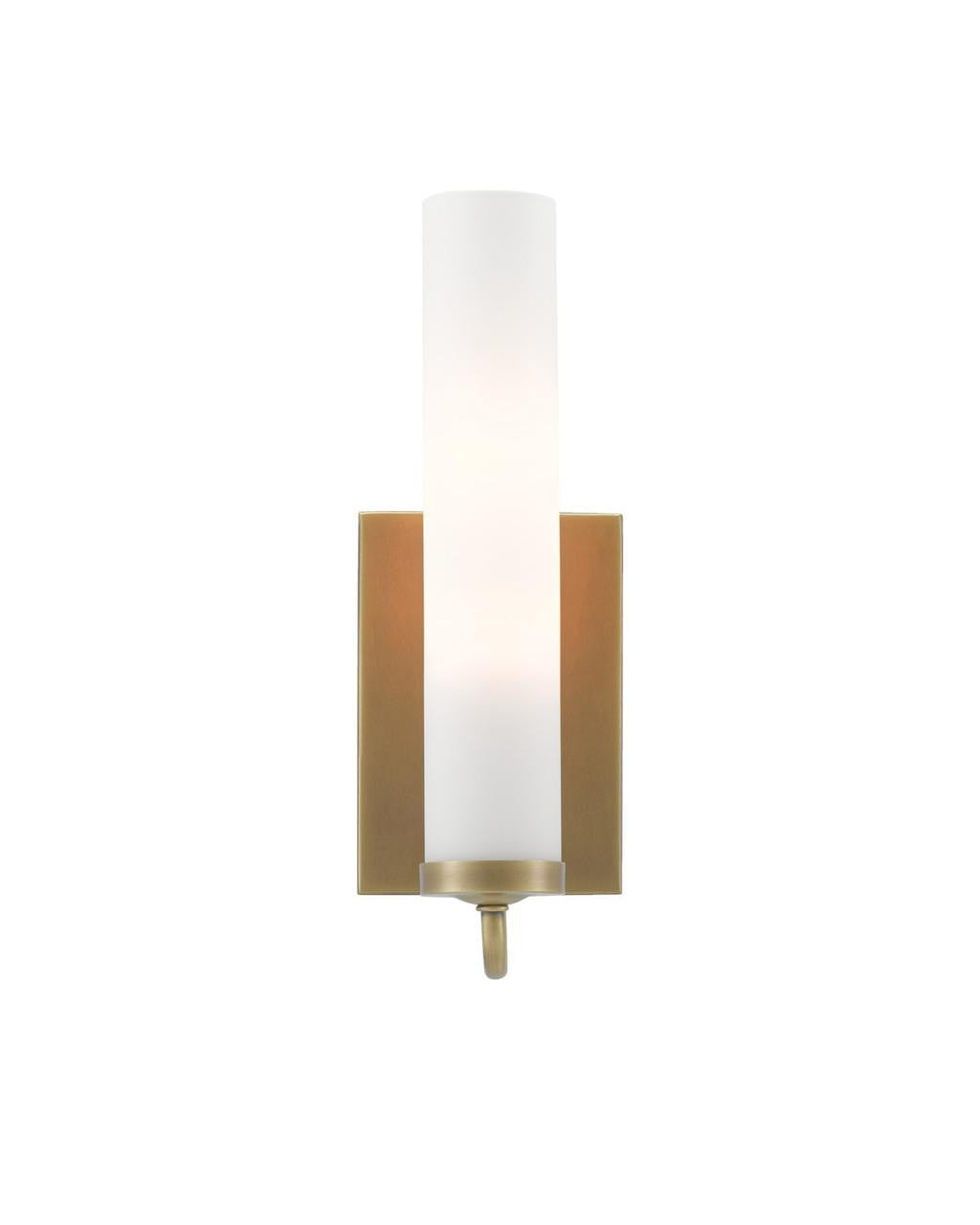 Currey and Company Brindisi Brass Wall Sconce