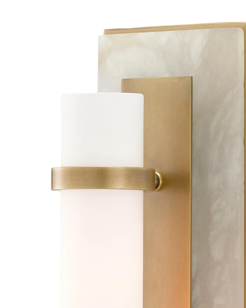 Currey and Company Bruneau Brass Wall Sconce