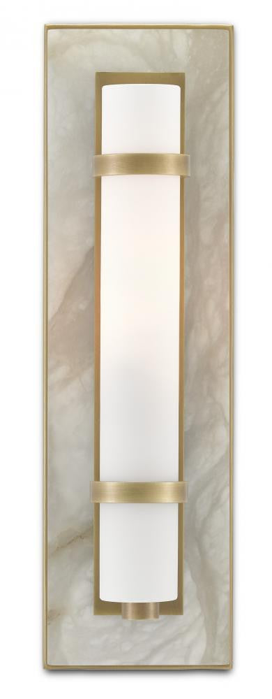 Currey and Company Bruneau Brass Wall Sconce