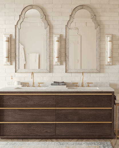 Currey and Company Bruneau Brass Wall Sconce