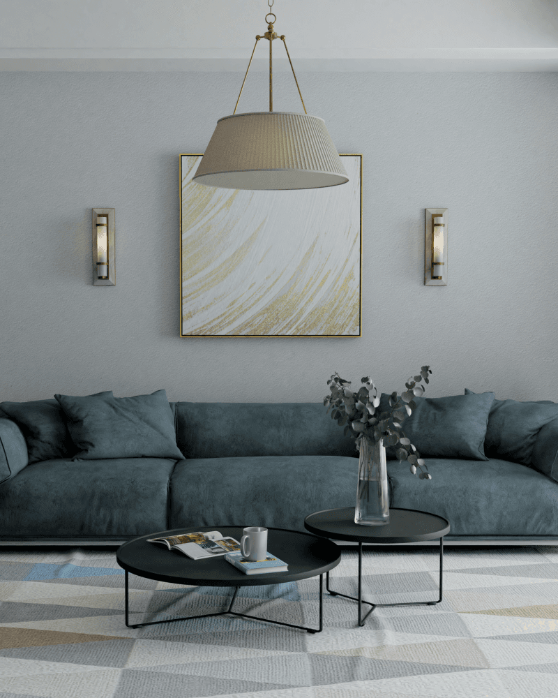 Currey and Company Bruneau Brass Wall Sconce