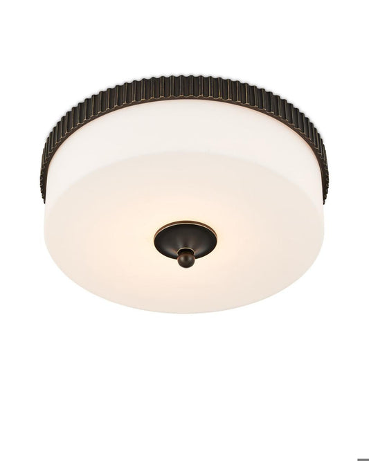 Currey and Company Bryce Bronze Flush Mount